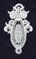 Naprasowanka koronkowa Medalion