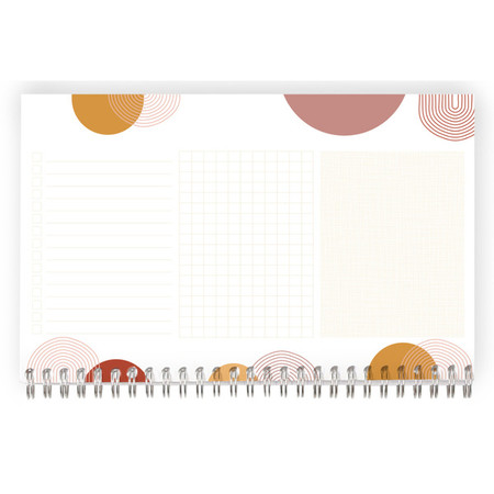 Planer blokowy Terracotta