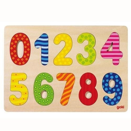 Puzzle z cyferkami 0-9