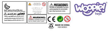 WOOPIE Lalka Bobas w Ubranku Króliczek 46 cm