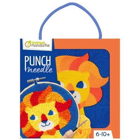 Zestaw Punch Needle dla dzieci Lew D: 13 cm