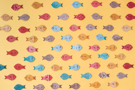 Układanka Wieloryb i rybki | Londji®