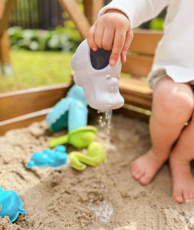 WOOPIE GREEN Zestaw do Piasku z Samodzikiem 10 el. BIODEGRADOWALNY ORGANICZNY MATERIAŁ