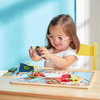Tablica umiejętności tablica motoryczna z zamkami Miś Melissa and Doug 13784