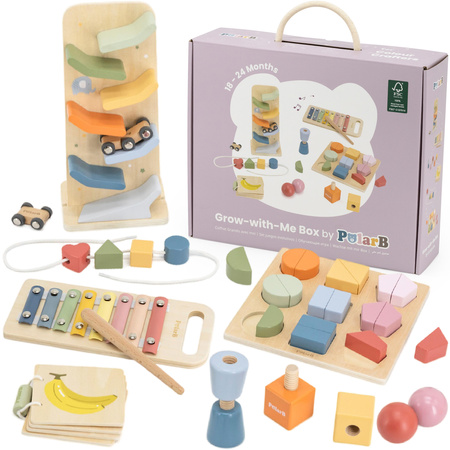 VIGA Zestaw Zabawek Edukacyjnych "Colour Crafters" Pudełko Box od 18 miesiąca do 24 miesiąca