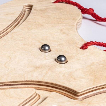 Drewniana deska do balansowania w powietrzu 2w1 gra zespołowa i dysk z labiryntem Team Spirit 44375 Erzi