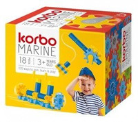Klocki Korbo - zestaw Marine 18 elementów