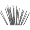 Druciki kreatywne Srebrne 6 mm L: 30 cm  24 szt.