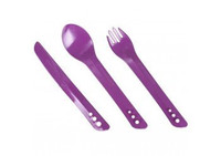 Sztućce turystyczne Lifeventure - Purple