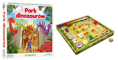 Gra dla dzieci Park Dinozaurów Egmont
