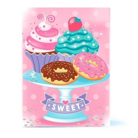 Box Candiy, zestaw artystyczny brokat Ciasteczka