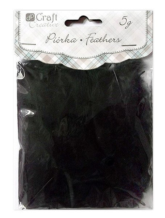 Piórka 5-12cm 5g czarne dp Craft