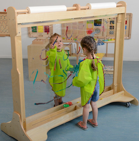 Ogromne Okienko Do Malowania Masterkidz Uchwyt Na Rolki Papieru 2 w 1