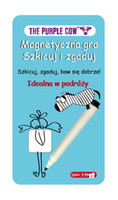 Gra magnetyczna The Purple Cow -Szkicuj i Zgaduj