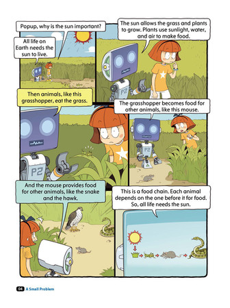 Komiks dla dzieci po angielsku School Adventures Level 3 Część 4