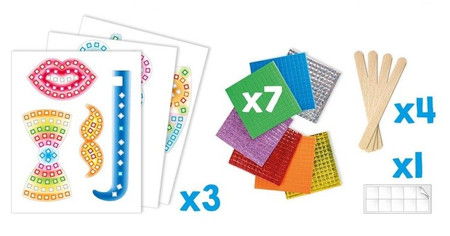 Maped Creativ Zestaw z mozaiką do przygotowania dodatków karnawałowych