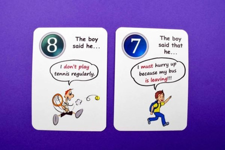 Fun Card English REPORTED SPEECH