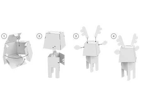 Kolorowanka 3D Mini Cube head - Renifer 3l+ MONUMI