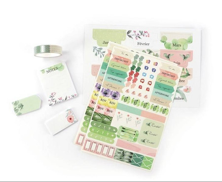 Planer na biurko, Motywy Botaniczne