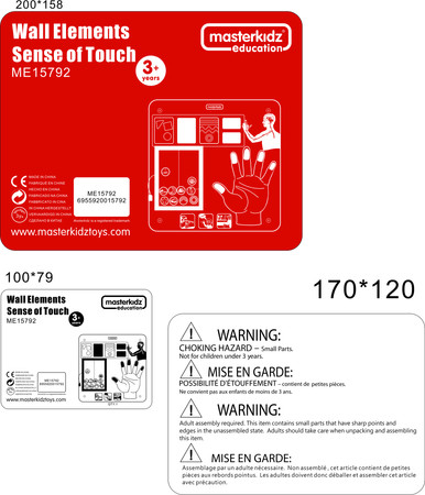 MASTERKIDZ Tablica Edukacyjna Zmysł Dotyku