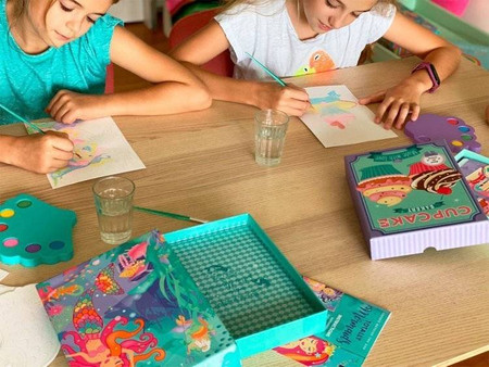 Box Candiy, zestaw artystyczny Akwarele muffinki