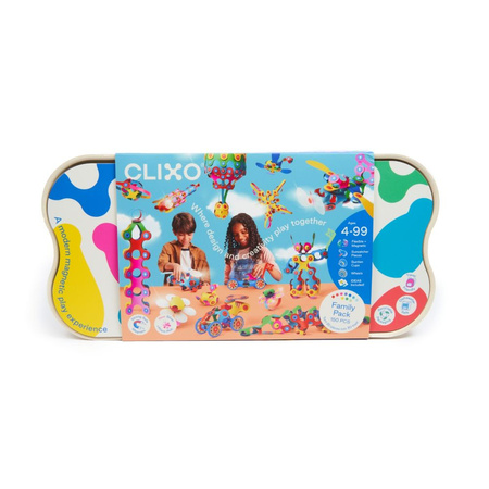 Klocki magnetyczne Clixo Family Pack 150 elem.