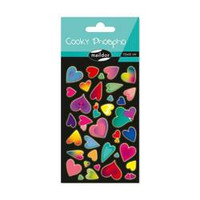 Naklejki 3D Świecące w ciemności Serca