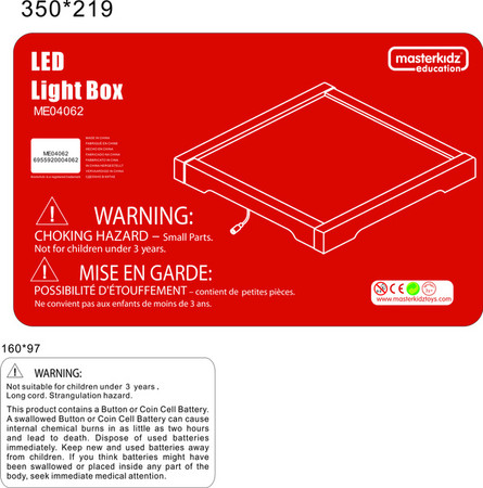 MASTERKIDZ Panel Skrzynia LED Sensoryczna