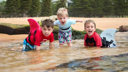 Płetwa do nauki pływania SwimFin - pomarańczowa