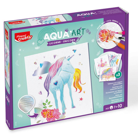 Creativ Aqua Art - obrazy akwarelowe motyw jednorożec (6)