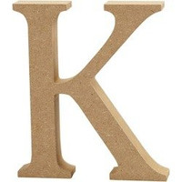 Litera K z MDF H: 13 cm