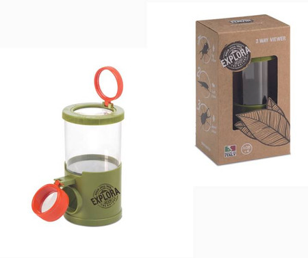 Navir, Dwukomorowy pojemnik do obserwacji 2 x lupa