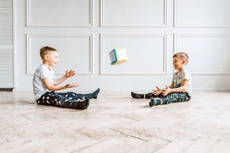 Zestaw kostka edukacyjna z kieszonkami do uzupełniania + karty + pisak MIĘKKA