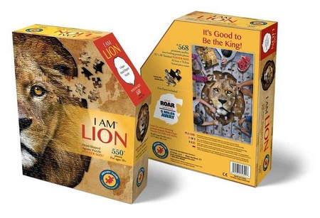 MADD CAPP,  Puzzle konturowe I AM - Lew 550 elem.