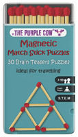 Podróżna gra magnetyczna The Purple Cow - Łamigłówki z zapałkami