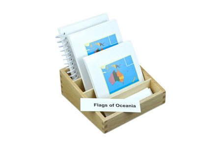 Moyo Montessori | Flagi Australii - karty trójdzielne GEO_G057