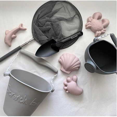 Silikonowe Wiaderko Konewka Scrunch - Koralowy