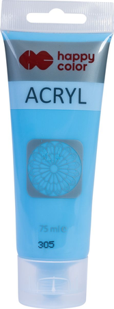 Farba akrylowa 75ml niebieski pastelowy Happy Color