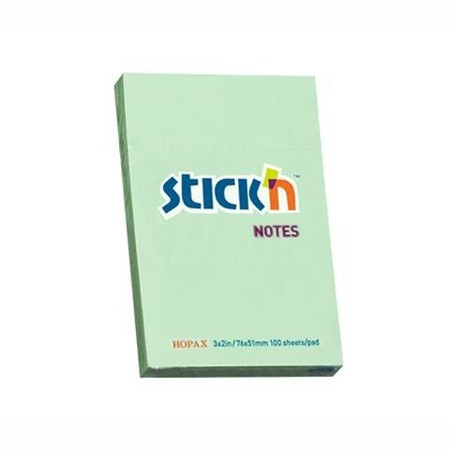 Notes Samoprz.76x51mm Zielony Pastel
