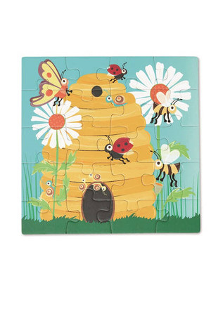 Scratch, Puzzle magnetyczne - książka podróżna W ogrodzie 2 obrazki 40 elem.