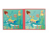 Scratch, Puzzle magnetyczne - książka podróżna Syrenki 2 obrazki 40 elem.