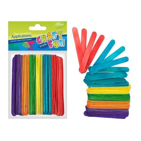 Patyczki kreatywne logopedyczne kolorowe 50szt.