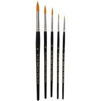 Pędzle Okrągłe Syntetyczne 5 rozmiarów