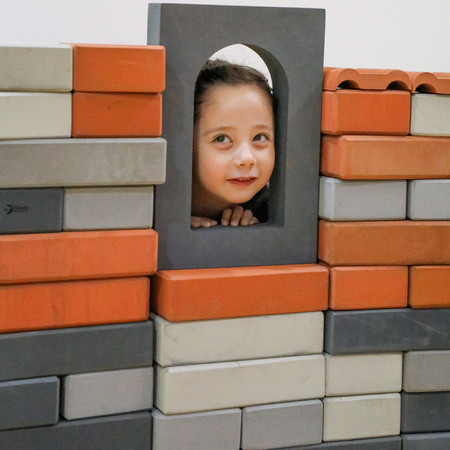 CLASSIC WORLD EDU Mega Klocki Cegły z pianki do budowania dachu