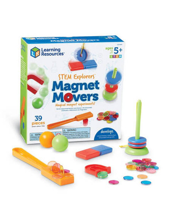 Learning Resources | Eksperymenty magnetyczne - Magnet Movers, 39 sztuk