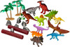Zestaw figurek i akcesoriów z motywem Dinozaurów, 30el.