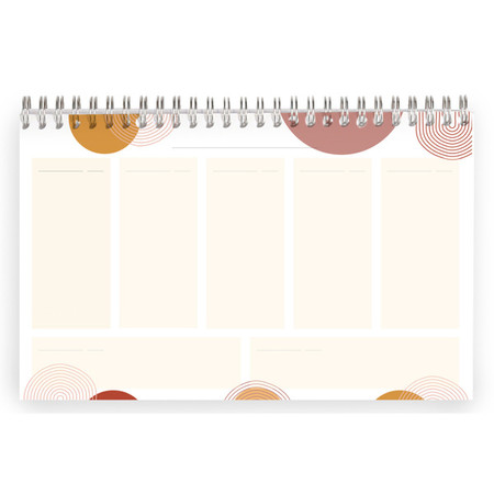 Planer blokowy Terracotta