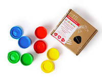 Farby dla maluch 1+ do malowania palcami 4 kolory Coloresca