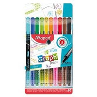 Cienkopis Graph Peps Deco 10 szt Etui .