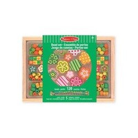 Zielony zestaw koralików Kwiatuszki